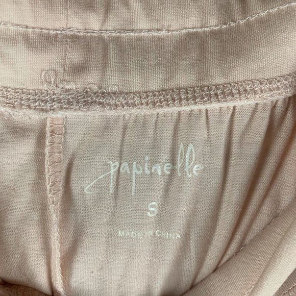 Papinelle Jogger Pants‎ Women's Size Small Pink Polyester Blend Drawstring 6314 - Picture 5 of 8